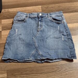 Wonder Nation girls Blue Denim Skirt size XXL